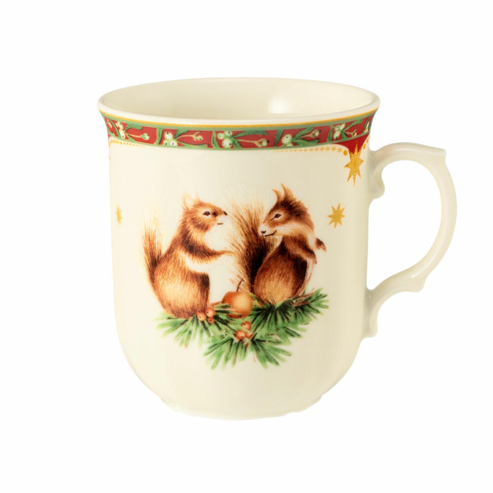 Seltmann Weiden Marie-Luise mug, coffee mug, tea cup, cup, porcelain, Christmas nostalgia, 270 ml, 001.756788