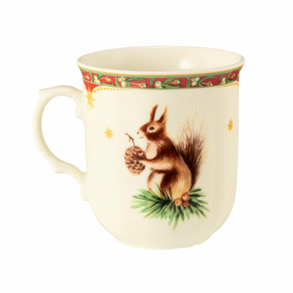 Seltmann Weiden Marie-Luise mug, coffee mug, tea cup, cup, porcelain, Christmas nostalgia, 270 ml, 001.756788