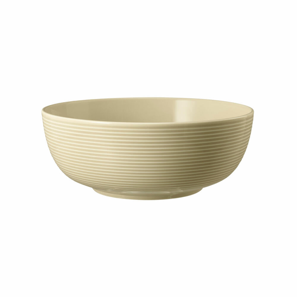 Seltmann Weiden Beat Sandbeige Foodbowl, Schüssel, Schale, Müslischale, Suppenschüssel, Porzellan, Beige, Ø 20 cm, 001.757238