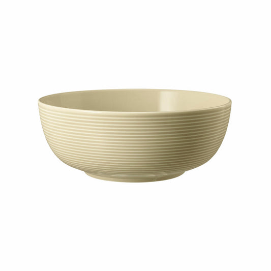 Seltmann Weiden Beat Sandbeige Foodbowl, Schüssel, Schale, Müslischale, Suppenschüssel, Porzellan, Beige, Ø 20 cm, 001.757238