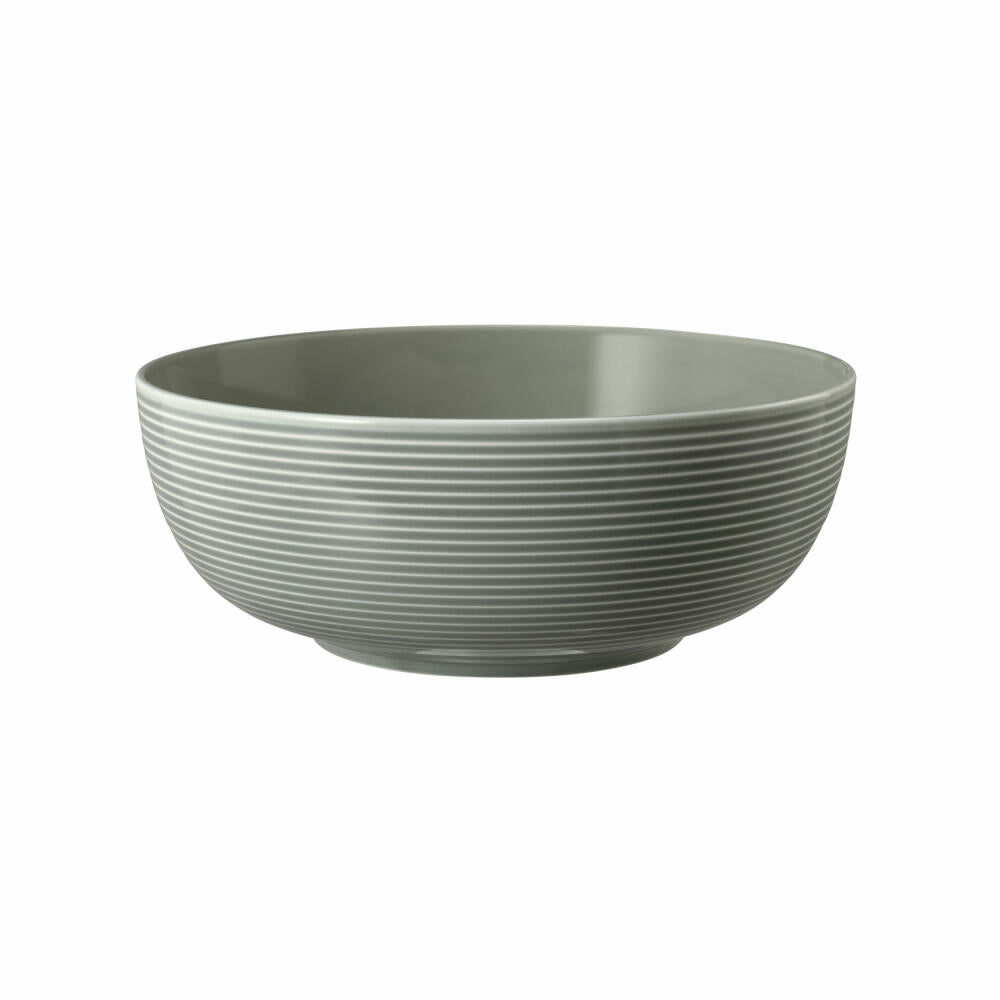 Seltmann Weiden Beat Perlgrau Foodbowl, Schüssel, Schale, Müslischale, Suppenschüssel, Porzellan, Grau, Ø 20 cm, 001.757380