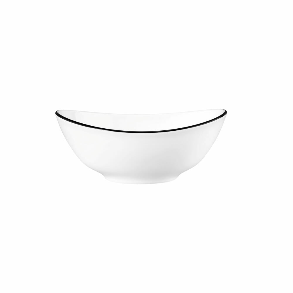 Seltmann Weiden Modern Life soup bowl, bowl, porcelain, Black Line, 15.5 x 13.5 cm, 001.758866