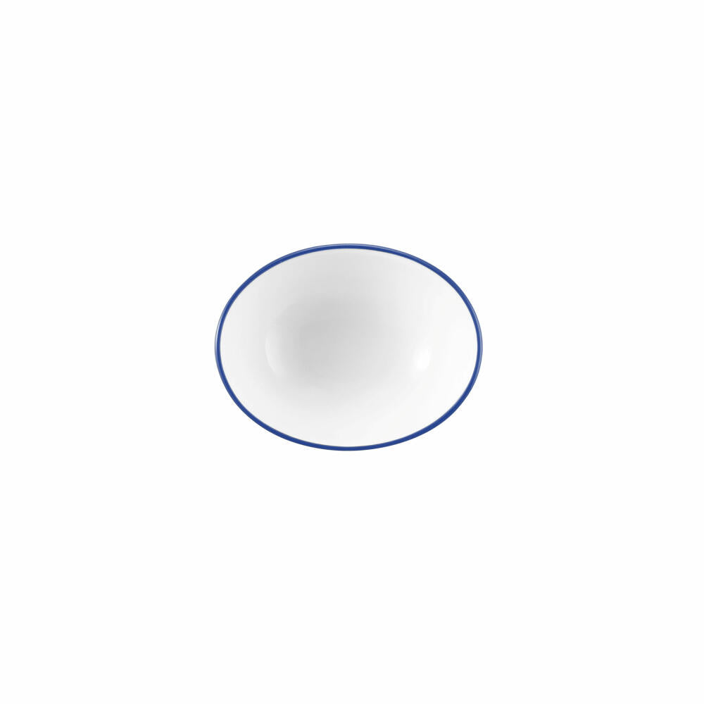 Seltmann Weiden Modern Life Bowl Oval, bowl, porcelain, Black Line, 8.5 x 6.5 cm, 001.759261