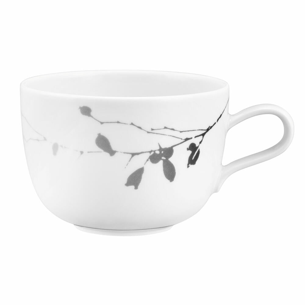 Seltmann Weiden Liberty Milchkaffeeobertasse, Milchkaffeetasse, Kaffeetasse, Kaffee Tasse, Porzellan, Dark Rose Hip, 400 ml, 001.764905