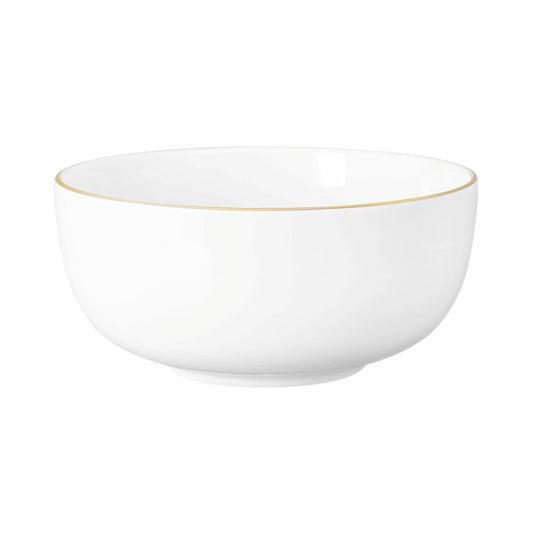 Seltmann Weiden Liberty Müslischale, Schale, Schüssel, Porzellan, Goldrand, Ø 15 cm, 001.765037