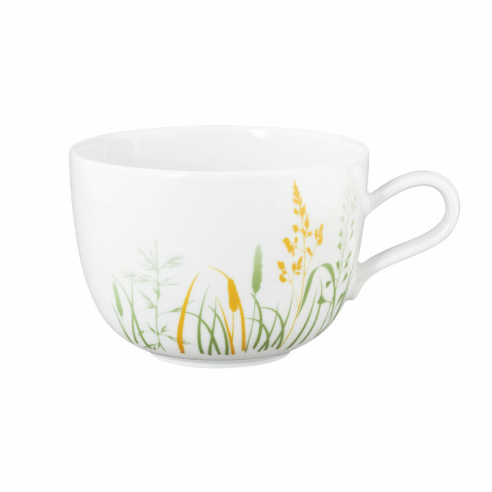 Seltmann Weiden Liberty milk coffee cup, milk coffee cup, coffee cup, coffee cup, porcelain, Meadow Grasses Green, 400 ml, 001.768774