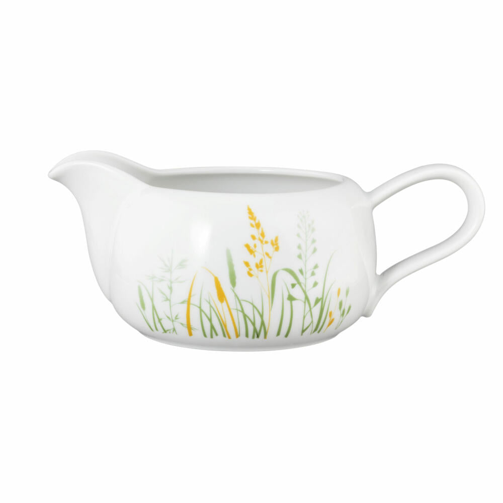 Seltmann Weiden Liberty sauce boat, sauce jug, sauce jug, porcelain, Meadow Grasses Green, 640 ml, 001.768787