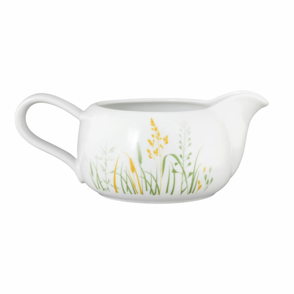 Seltmann Weiden Liberty sauce boat, sauce jug, sauce jug, porcelain, Meadow Grasses Green, 640 ml, 001.768787