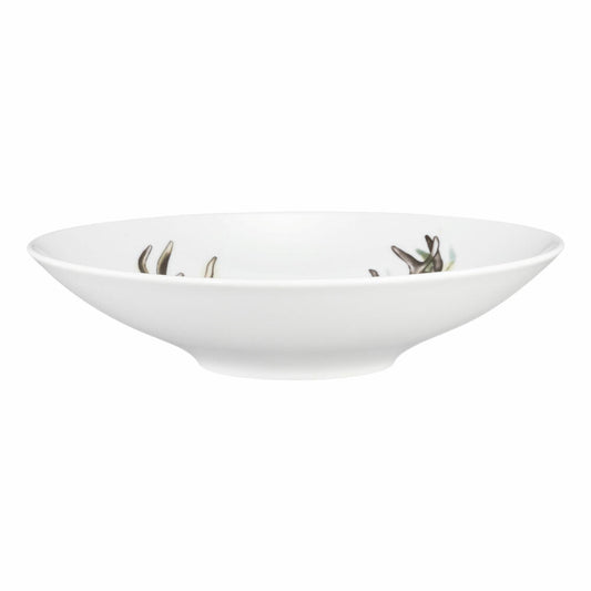 Seltmann Weiden Pasta-/Suppenteller Life Nature Hirsch, Porzellan, Bunt, 23 cm, 001.772826