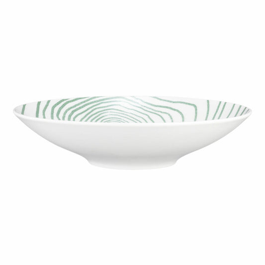 Seltmann Weiden Pasta-/Suppenteller Life Nature Jahresringe, Porzellan, Grün, 23 cm, 001.772831