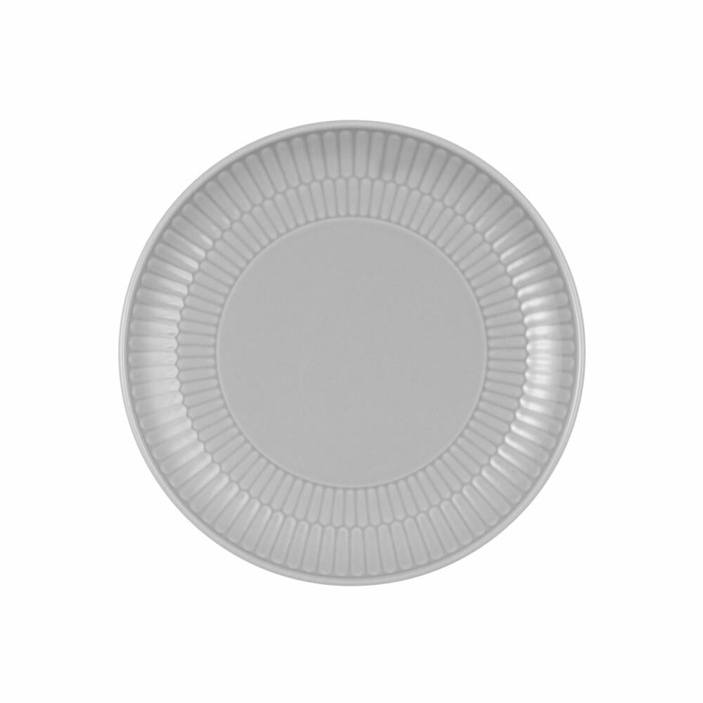 Seltmann Weiden Brotteller Amina Silbergrau, Teller, Porzellan, Grau, 16 cm, 001.773595