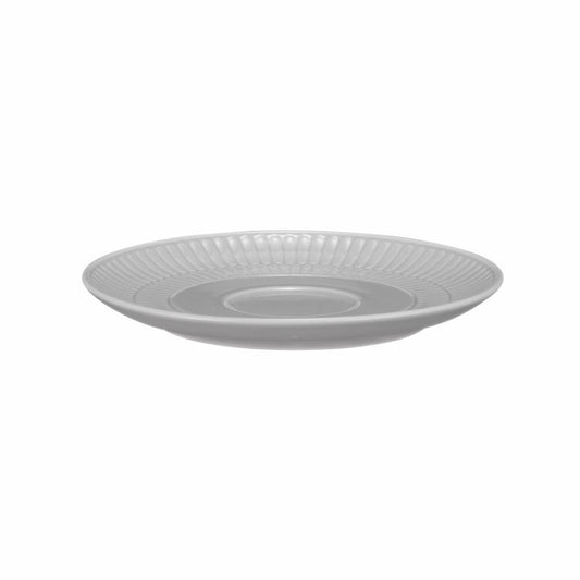 Seltmann Weiden Kombi-Untertasse groß Amina Silbergrau, Porzellan, Grau, 16 cm, 001.774136