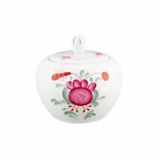 Seltmann Weiden Zuckerdose Amina Ostfriesenrose, Porzellan, Bunt, 290 ml, 001.774587