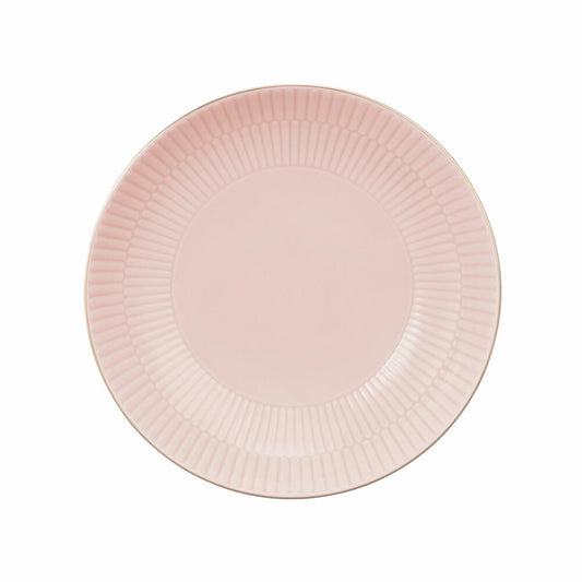 Seltmann Weiden Suppenteller Rund Amina Rosé Goldrand, Speiseteller, Porzellan, Rosa, 21.2 cm, 001.776108