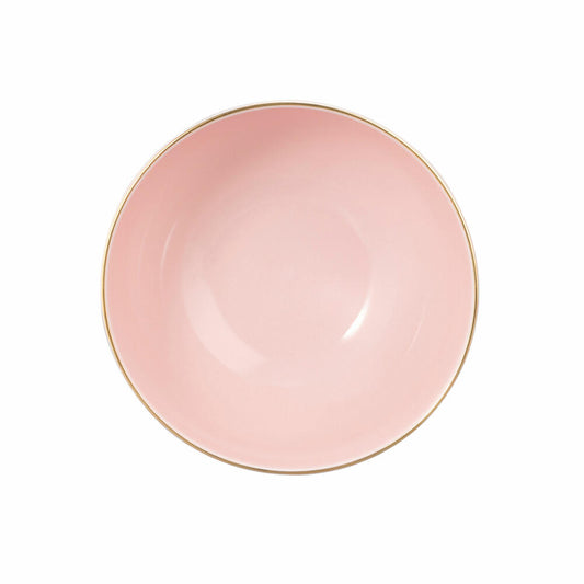 Seltmann Weiden Müslischale Amina Rosé Goldrand, Schüssel, Porzellan, Rosa, 980 ml, 001.776110