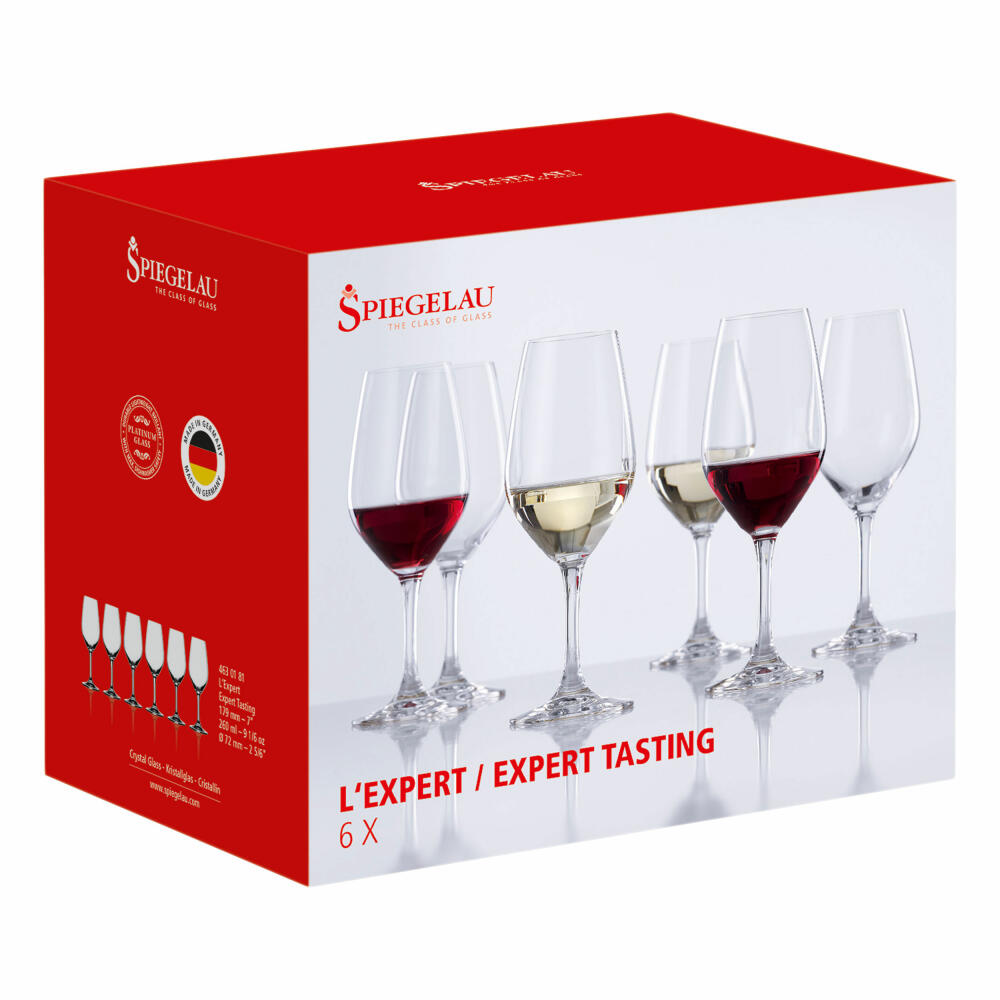 Spiegelau Special Glasses Expert Tasting, set of 6, cognac glass, tasting glass, drinking glass, crystal glass, 260 ml, 4630181