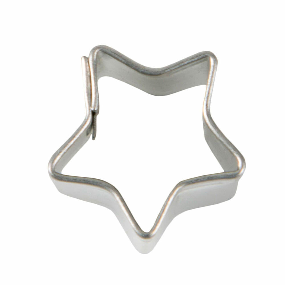 Städter Cookie Cutter Star Mini, Cookie Cutter, Cookie Mold, Biscuit, Cookies, Stainless Steel, 1.5 cm, 050174