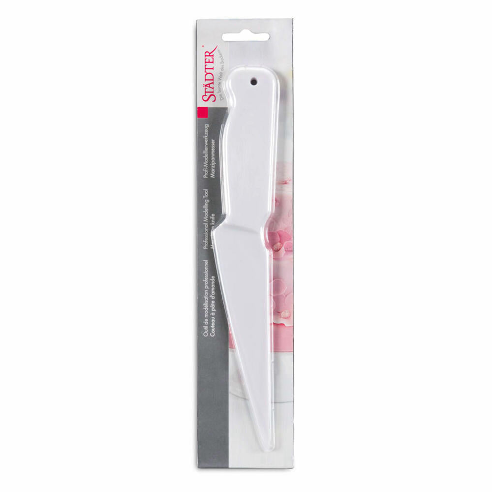 Städter Profi-Modellierwerkzeug Marzipanmesser, Marzipan Messer, Fondant, Backhelfer, Kunststoff, 26 cm, 171480