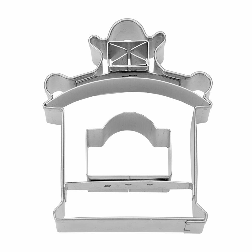 Städter embossed cookie cutter mailbox, cookie cutter, cookie mold, biscuit, cookies, stainless steel, 6 cm, 217027