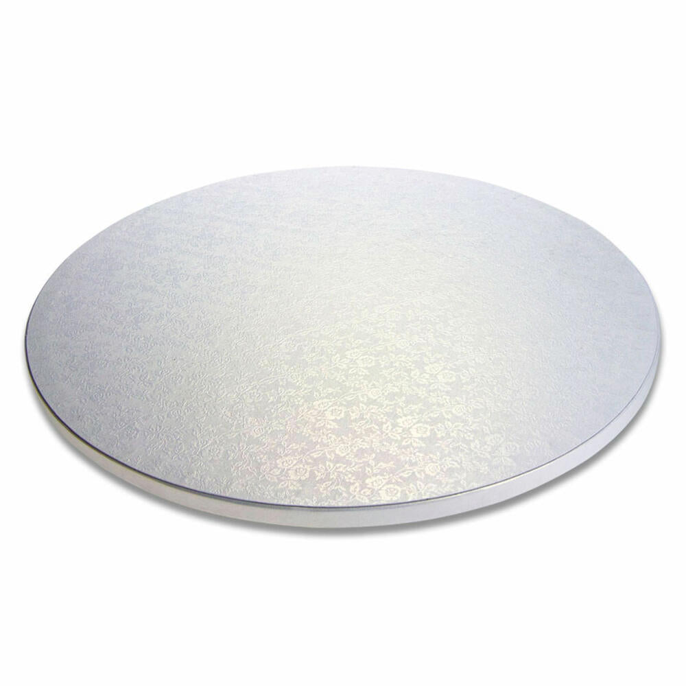 Städter Kuchenplatte Rund, Extra Stark, Tortenplatte, Kuchenteller, Kuchen Platte, Pappe, Ø 25 cm, 900011