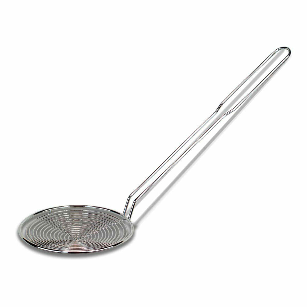 Städter Alfredos Pasta Spätzleheber, Schaumlöffel, Blanchierheber, Spätzlekelle, Schöpfkelle, Edelstahl, Ø 14 cm, 987716