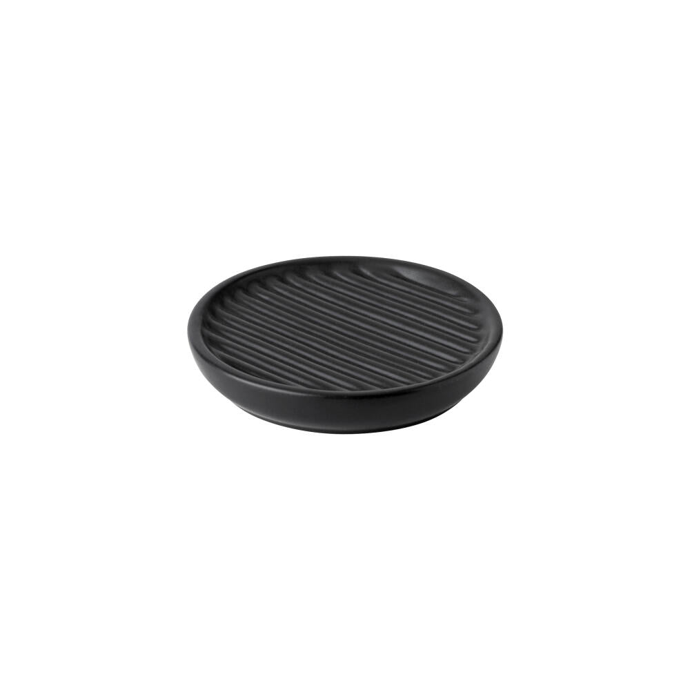 Stelton Soap Dish Fjord, Soap Dish, Jewelry Dish, Stoneware, Black, 112