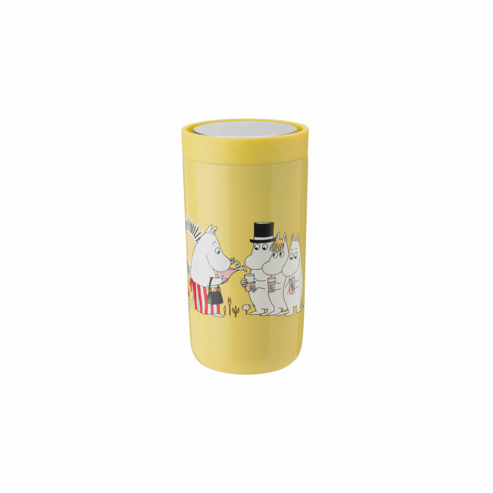 Stelton Thermobecher To Go Click Moomin Lemonade, Edelstahl, Kunststoff, Bunt, 200 ml, 1370-16