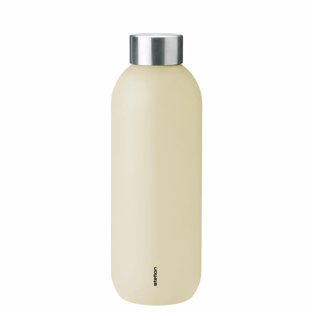 Stelton Isolierflasche Keep Cool, Edelstahl, Kunststoff, Mellow Yellow, 600 ml, 355-21