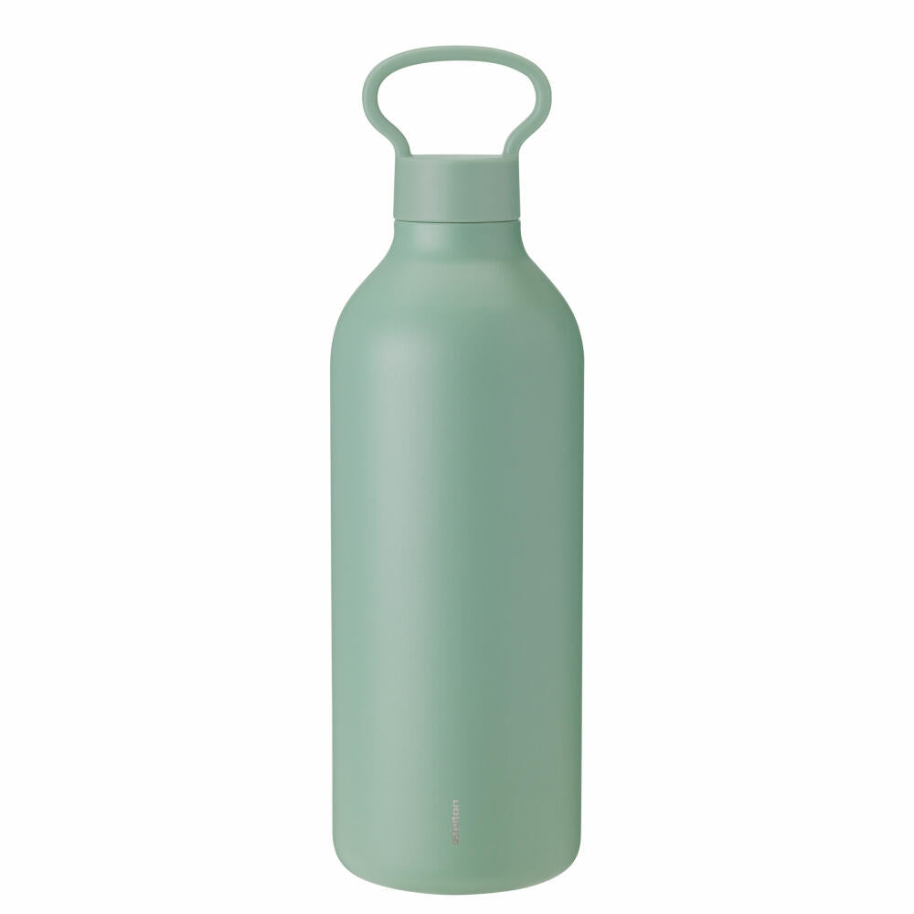 Stelton Insulated Bottle Tabi, Drinking Bottle, Steel, Plastic, Dusty Green, 1 L, 373-4