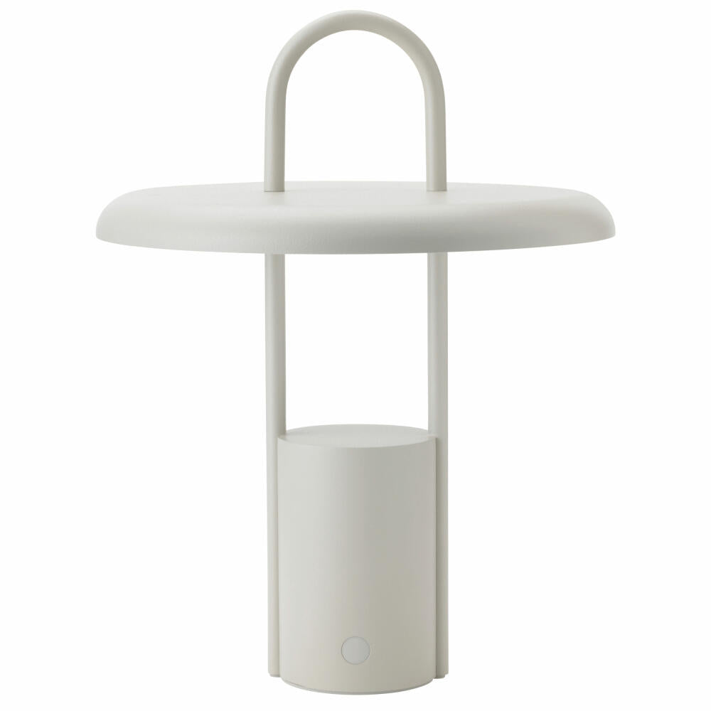 Stelton portable Tischleuchte Pier, Eisen, ABS-Kunststoff, Sand, 33.5 cm, 616-1