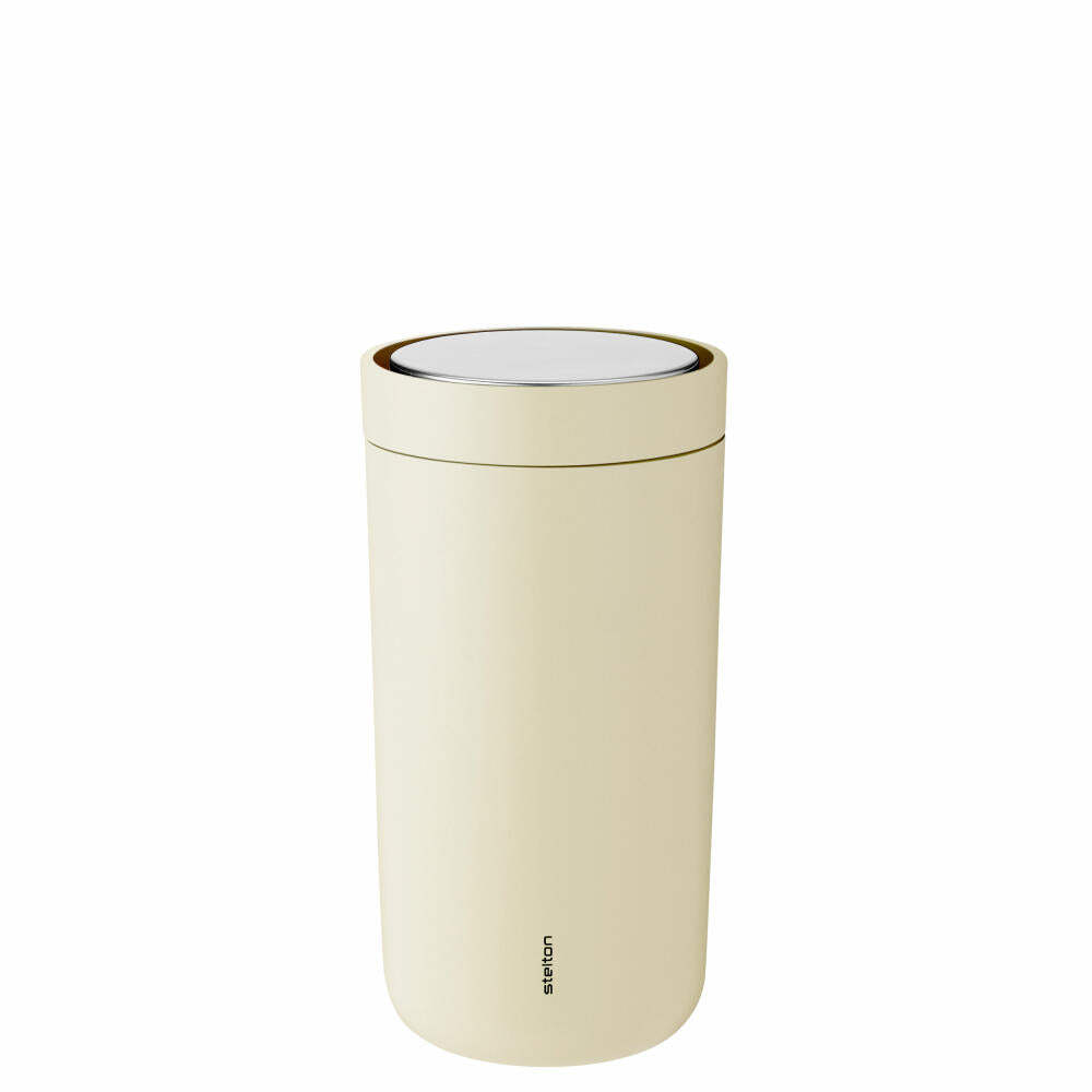 Stelton Thermobecher To Go Click, Edelstahl, Kunststoff, Mellow Yellow, 200 ml, 675-46