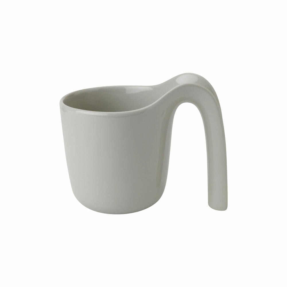 Rig-Tig Mug Ole, stackable coffee mug, cup, stoneware, light grey, 250 ml, Z00145-1