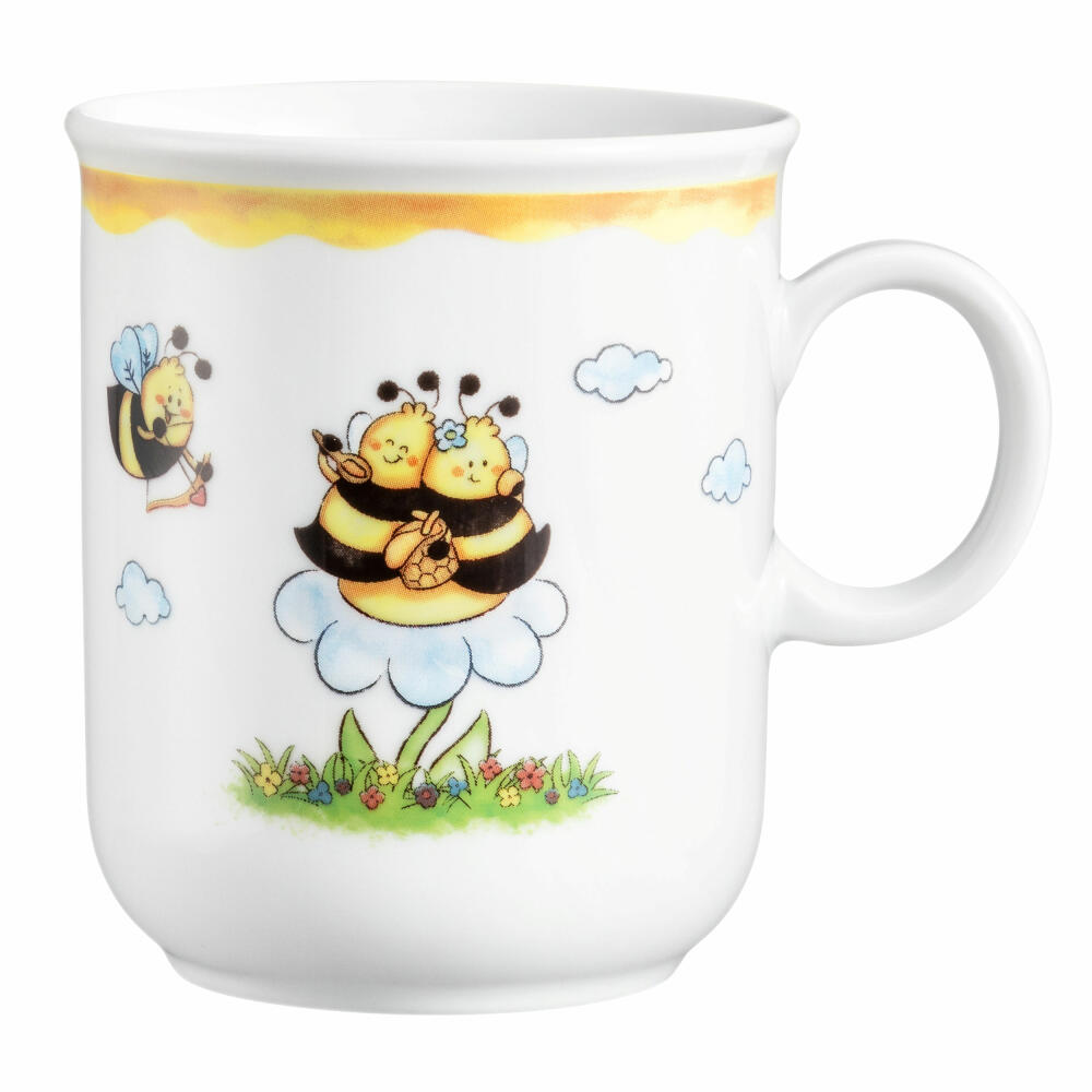 Seltmann Weiden Compact Mug Busy Bees, Cup, Teacup, Children, Porcelain, 250 ml, 001.762037