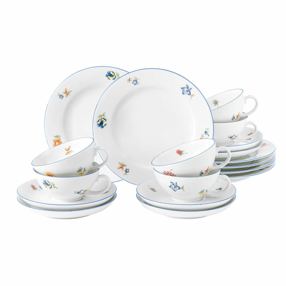 Seltmann Weiden Sonata tea service, 18 pieces, A, tea service, crockery set, crockery set, porcelain, nostalgia, 001.762548