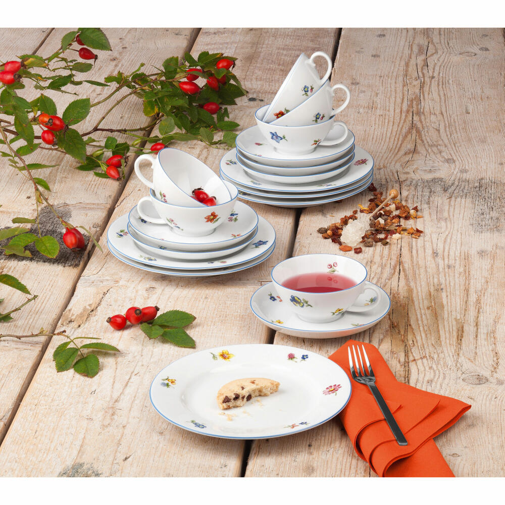 Seltmann Weiden Sonata tea service, 18 pieces, A, tea service, crockery set, crockery set, porcelain, nostalgia, 001.762548