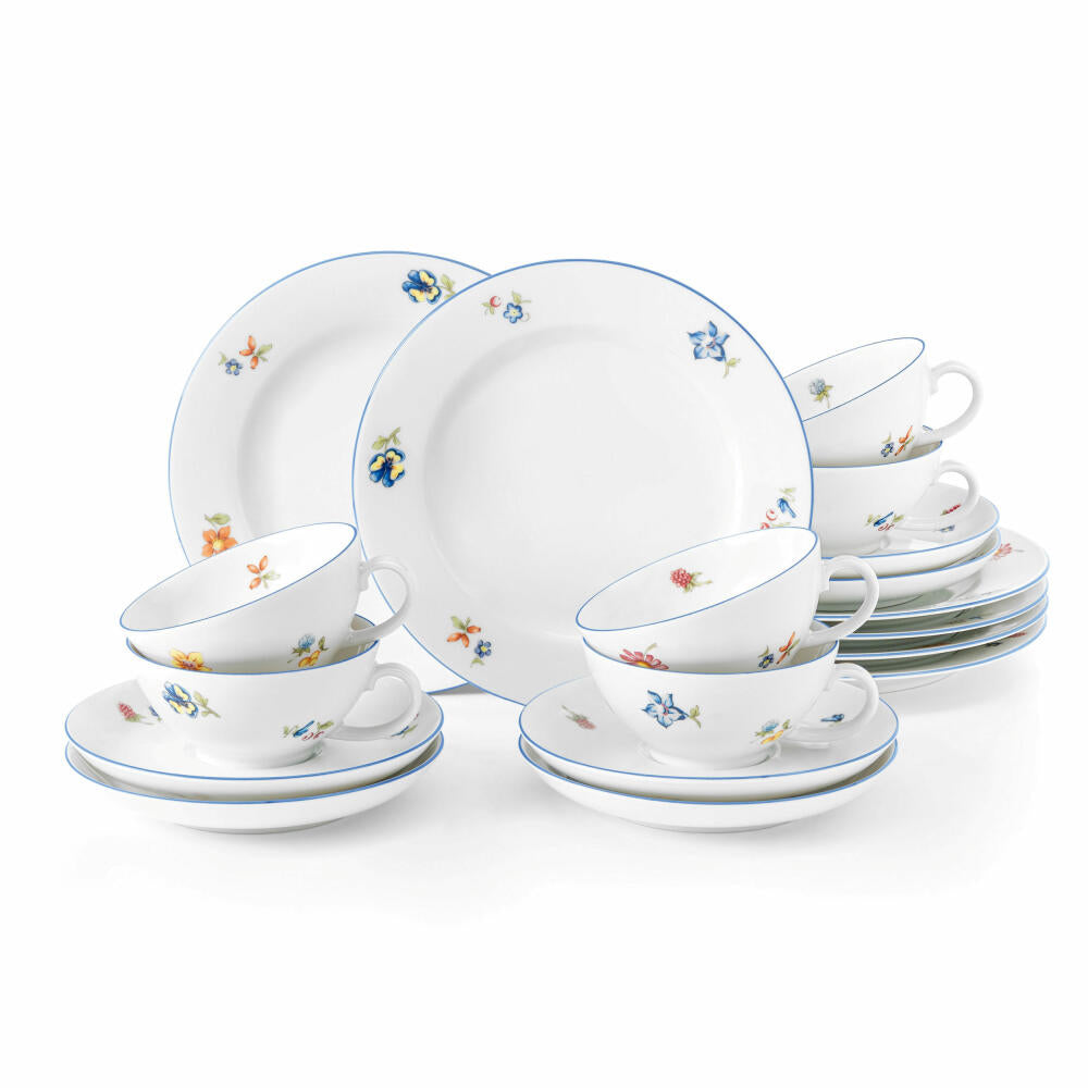 Seltmann Weiden Sonata tea service, 18 pieces, A, tea service, crockery set, crockery set, porcelain, nostalgia, 001.762548