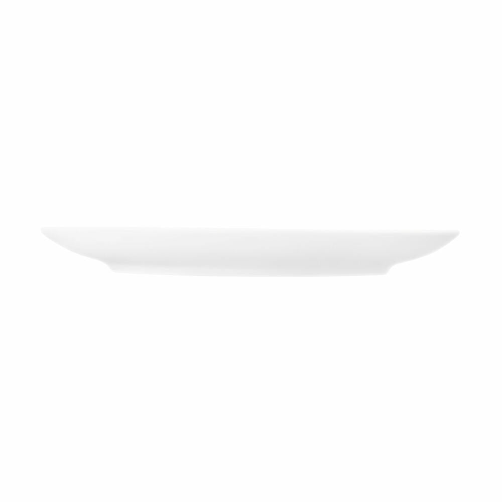 Seltmann Weiden Liberty combination saucer, underplate, porcelain, white, Ø 16.1 cm, 001.764188