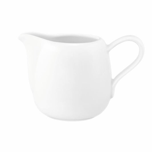 Seltmann Weiden Liberty Milchkännchen, Kännchen, Milchgießer, Milchkanne, Porzellan, Weiß, 280 ml, 001.764199