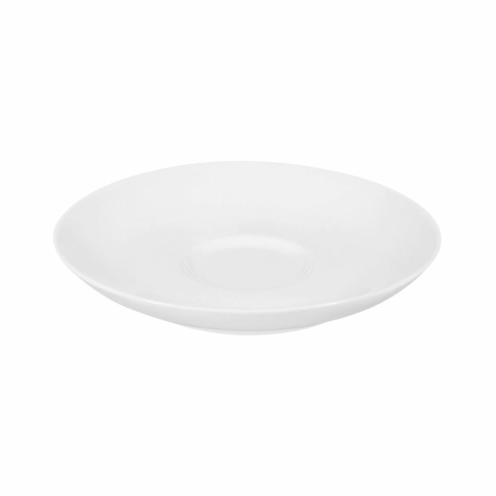 Seltmann Weiden Liberty espresso saucer, saucer, underplate, porcelain, white, Ø 11.9 cm, 001.764210