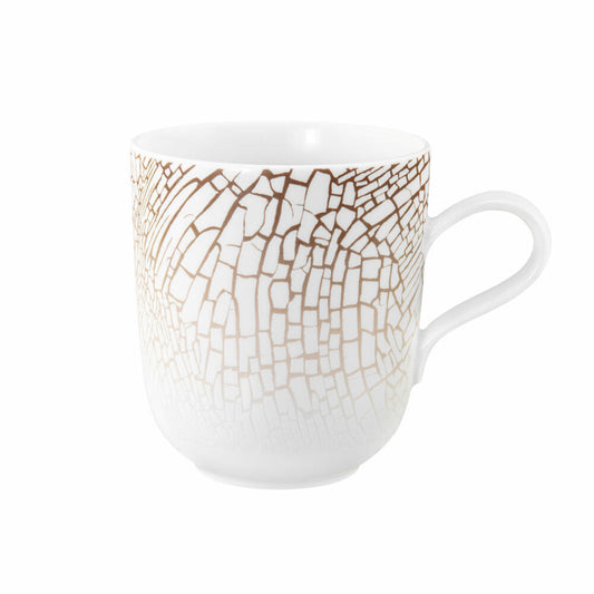 Seltmann Weiden Liberty Becher, Kaffeebecher, Teetasse, Tasse, Porzellan, Krakelee, 400 ml, 001.764226