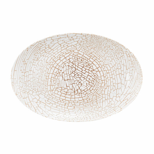 Seltmann Weiden Liberty Platte Oval, Servierplatte, Servierteller, Porzellan, Krakelee, 31.3 x 21.1 cm, 001.764231