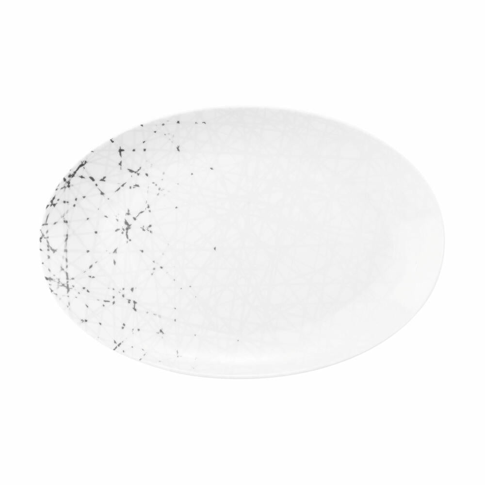Seltmann Weiden Liberty Platter Oval, Serving Platter, Serving Plate, Porcelain, Brace, 31.3 x 21 cm, 001.764249
