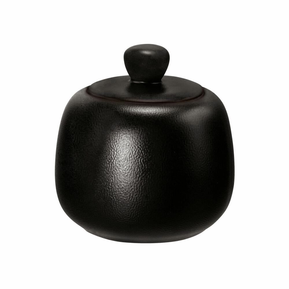 Seltmann Weiden Zuckerdose Liberty Velvet Black, Porzellan, Schwarz, 260 ml, 001.764287