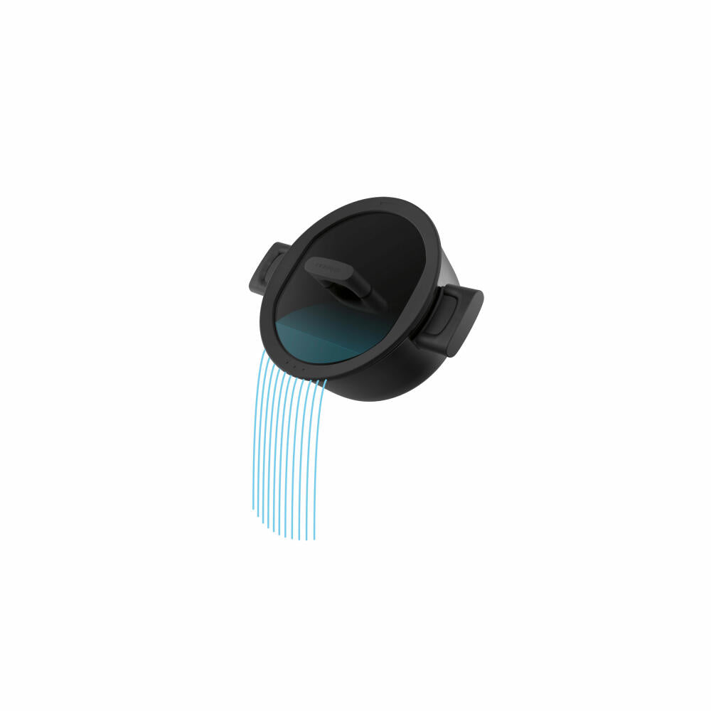 Fiskars Hard Face Kasserolle, mit Deckel, Kochtopf, Koch Topf, Aluminium, Schwarz, 5 L, Ø 26 cm, 1052228