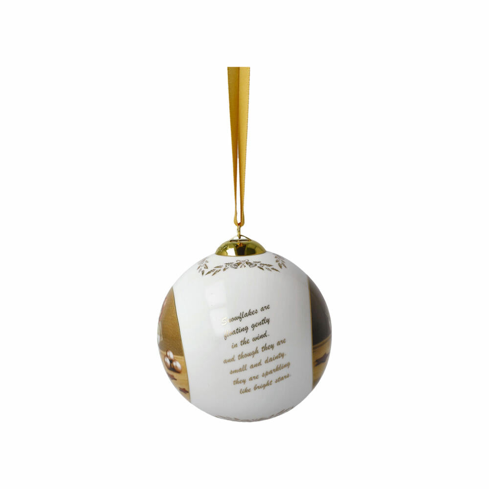 Goebel Annual Ball 2022, Annual Editions, Porcelain, Magical Winter Forest - Metallic Green, 7 cm, 66501651