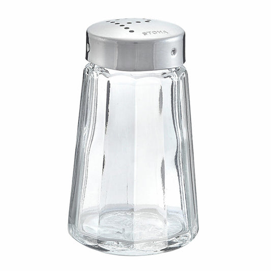 Stoha Pfefferstreuer Standard im 5er Set, Glas mit Metall, 50ml, 55268