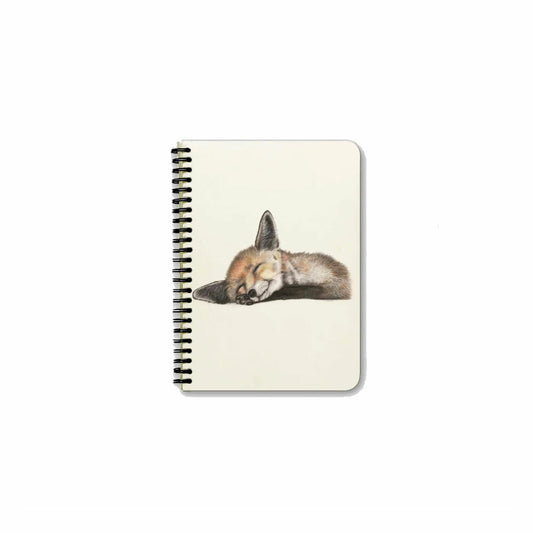 Charlotte Nicolin Notizblock A5 Felix, Hardcover Spiral-Notebook, 50 linierte Seiten, 100 g Papier, SNPA59119