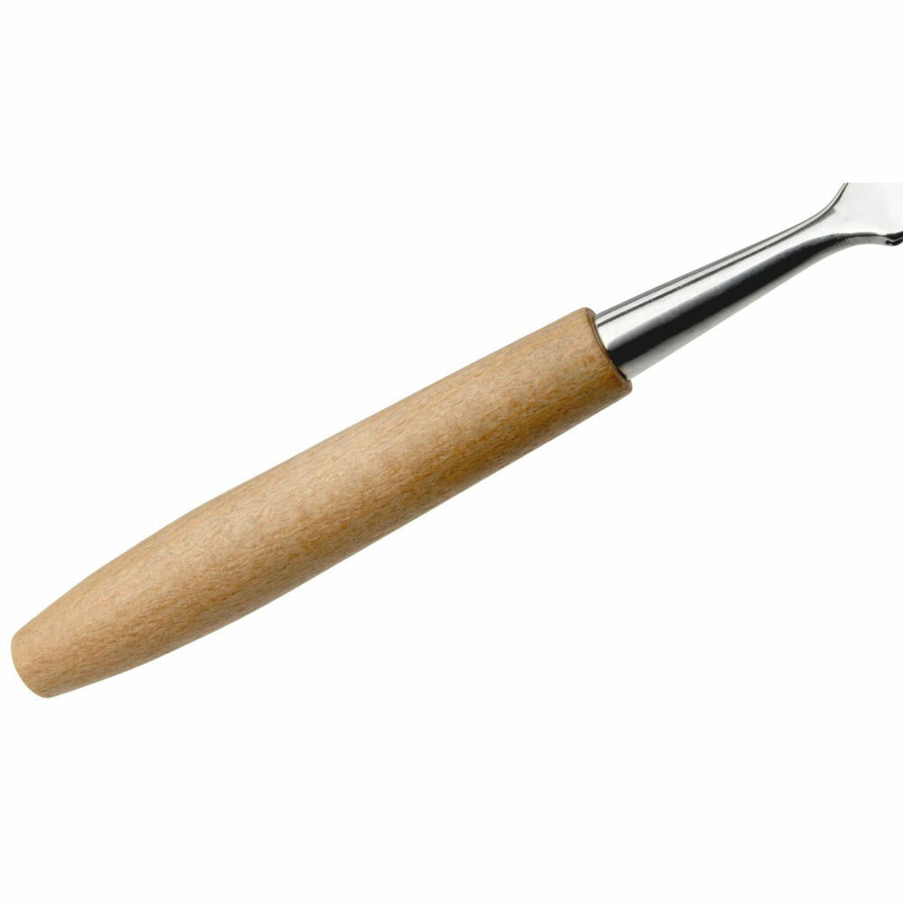 Fackelmann Eco Weichkäsehobel Natur, Käsehobel, Käseschneider, Buche, Edelstahl, 18 cm, 31037