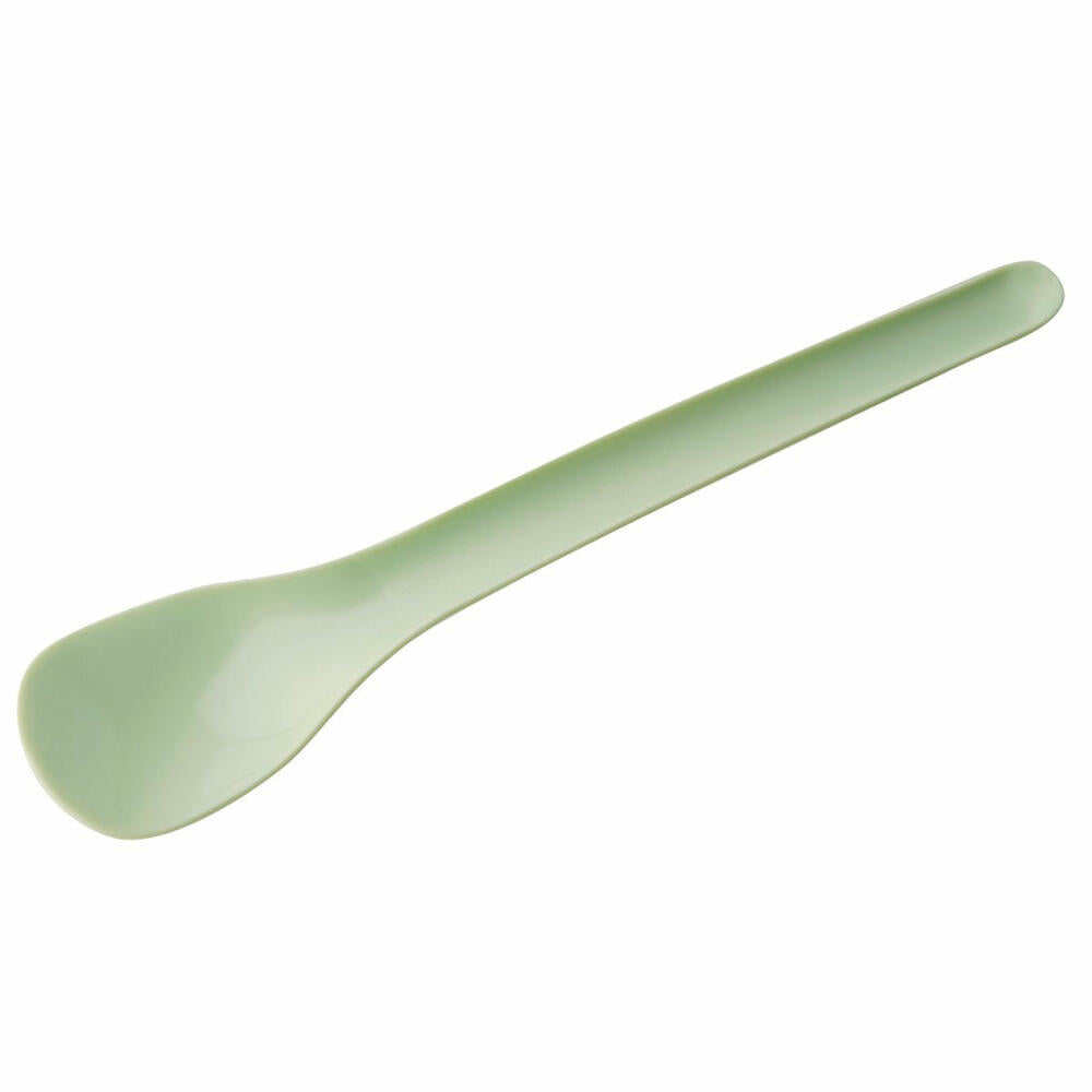 Fackelmann egg spoon set of 4 Eco, breakfast spoon, cutlery, Green PE, green, 14 cm, 33020