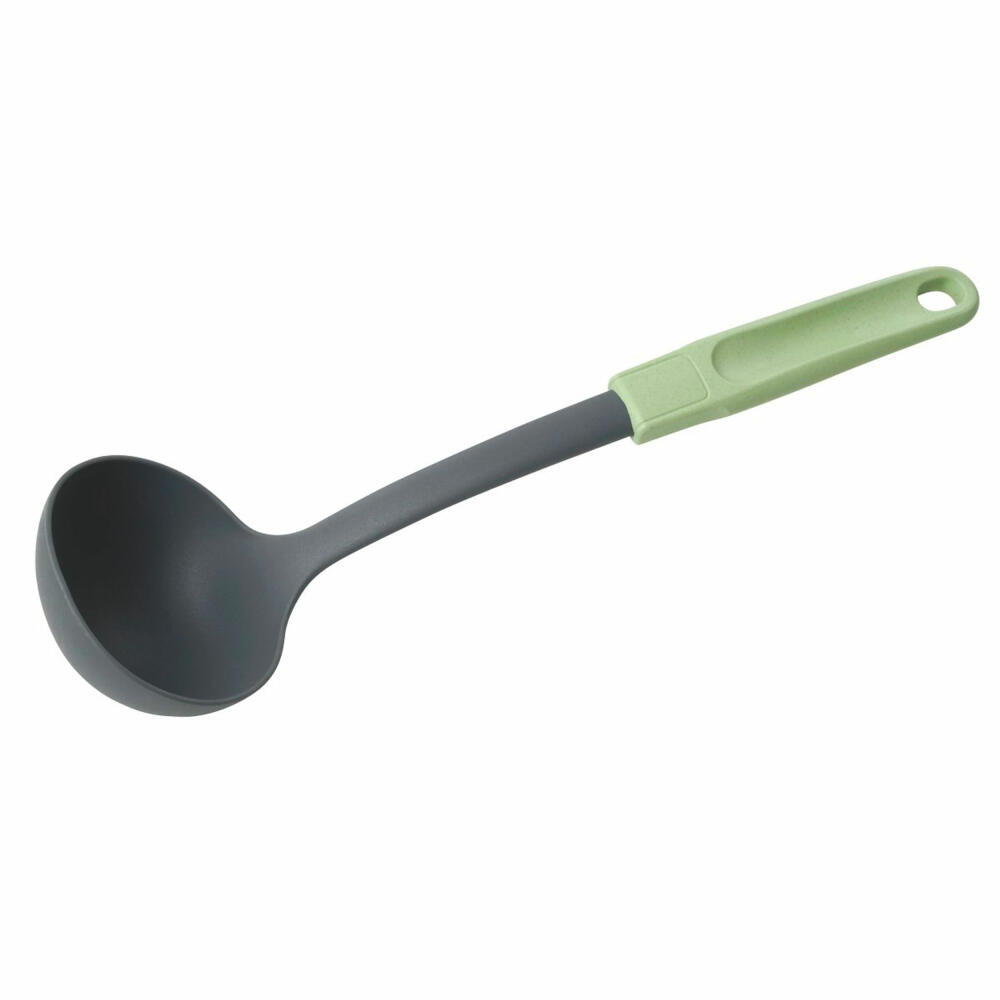 Fackelmann Schöpflöffel Ecolution, Kochlöffel, Küchenutensil, Materialmix, Mintgrün, 31 cm, 33062